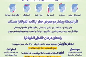 آنفولانزا + علائم و راه های درمان خانگی